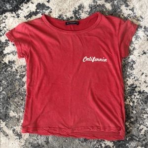 O/S Brandy Melville “California”  Crop Top
